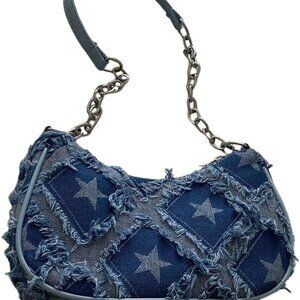 Blue Star Patterned Women's Bag